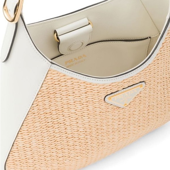 Prada Triangle-Logo Woven Cleo Shoulder Bag - Picture 4 of 15